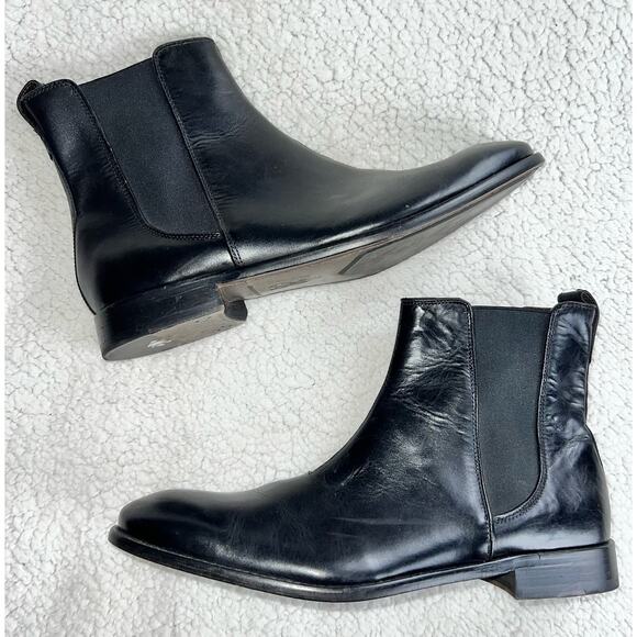 John Varvatos Star USA Star Hallowell Chelsea Boot- Black - size 11.5 - R7 main image 5